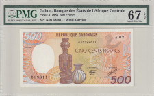 Gabon, 500 Francs, 1985, UNC, p8a