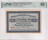 Germany, 50 Millionen Mark, 1923, UNC,