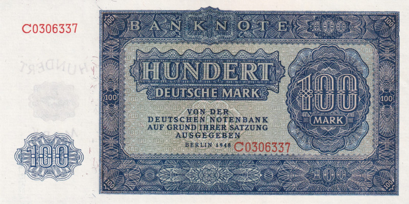 Germany - Democratic Republic, 100 Mark, 1948, UNC, p15a

Estimate: USD 25-50