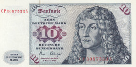 Germany - Democratic Republic, 10 Deutsche Mark, 1980, UNC, p31d