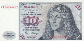 Germany - Democratic Republic, 10 Deutsche Mark, 1980, AUNC, p31d