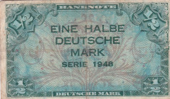 Germany - Federal Republic, 1/2 Mark, 1948, FINE(+), p1