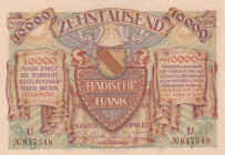 Germany, notgeld, 10.000 Mark, 1923, UNC(-),