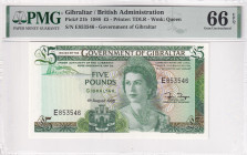 Gibraltar, 5 Pounds, 1988, UNC, p21b