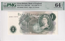 Great Britain, 1 Pound, 1966/1970, UNC, p374e