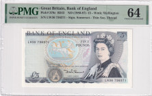 Great Britain, 5 Pounds, 1980/1987, UNC, p378c