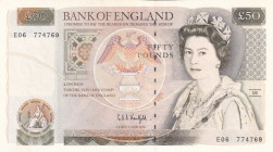 Great Britain, 50 Pounds, 1971/1983, AUNC, p381c