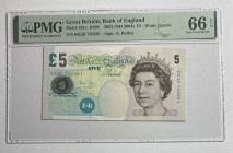 Great Britain, 5 Pounds, 2004, UNC, p391c