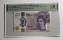 Great Britain, 20 Pounds, 2020, UNC, p396a