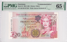 Guernsey, 20 Pounds, 2012, UNC, p61