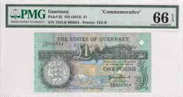 Guernsey, 1 Pound, 2013, UNC, p62