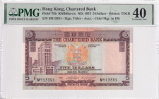 Hong Kong, 5 Dollars, 1975, XF, p73b