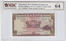 Hong Kong, 5 Dollars, 1975, UNC, p181f