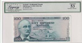 Iceland, 100 Kronur, 1961, AUNC, p44a