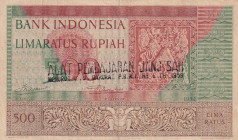 Indonesia, 500 Rupees, 1952, VF, p47