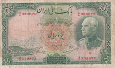 Iran, 50 Rials, 1938, VF, p35Aa