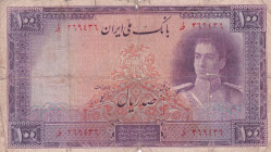 Iran, 100 Rials, 1944, FINE, p44a