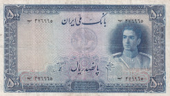 Iran, 500 Rials, 1944, VF, p45a