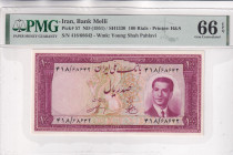 Iran, 100 Rials, 1951, UNC, p57