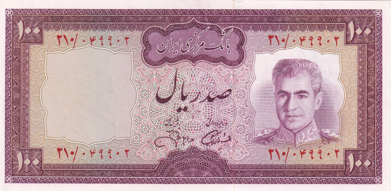 Iran, 100 Rials, 1971/1973, UNC, p91c

Light handling

Estimate: USD 20-40