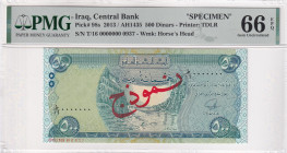 Iraq, 500 Dinars, 2013, UNC, p98s, SPECIMEN