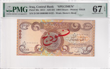 Iraq, 1.000 Dinars, 2013, UNC, p99s, SPECIMEN