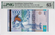 Kazakhstan, 10.000 Tenge, 2012, UNC, p43a, National Bank