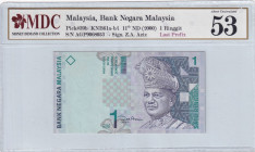 Malaysia, 1 Ringgit, 2000, AUNC, p39b, Bank Negara Malaysia