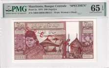 Mauritania, 200 Ouguiya, 1973, UNC, p2s, SPECIMEN