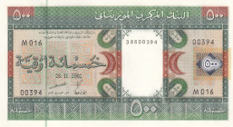 Mauritania, 500 Ouguiya, 2002, UNC, p8