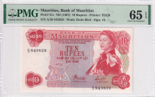 Mauritius, 10 Rupees, 1967, UNC, p31c