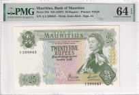 Mauritius, 25 Rupees, 1967, UNC, p32b