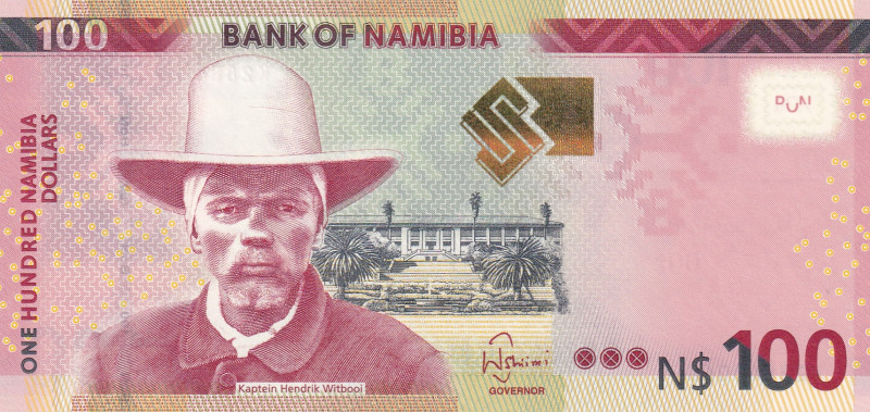 Namibia, 100 Namibia Dollars, 2018, UNC, p14

Estimate: USD 20-40