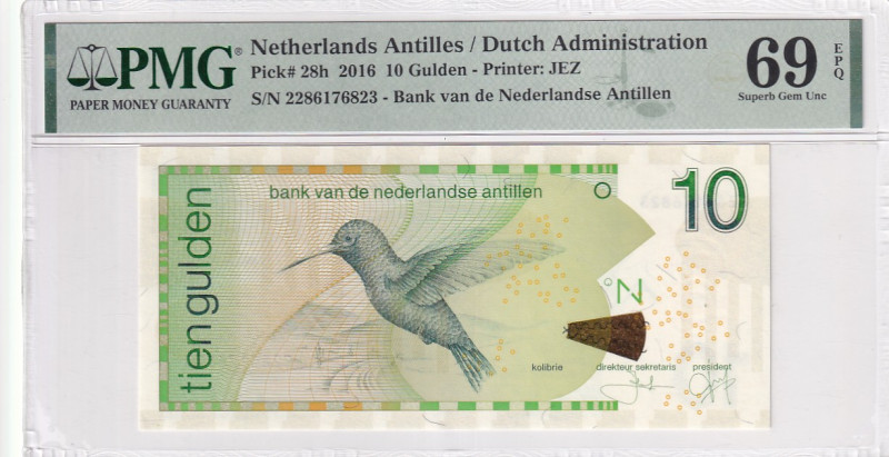 Netherlands Antilles, 10 Gulden, 2016, UNC, p28h

PMG 69 EPQ, High condition ,...