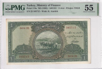 Türkiye, 1 Lira, 1927, UNC, p119a, 1. Emission