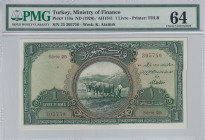 Türkiye, 1 Lira, 1927, UNC, p119a, 1. Emission