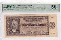 Türkiye, 100 Lira, 1942, AUNC, p144a, 3.Emission