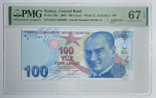 Türkiye, 100 Lira, 2017, UNC, p226c, SOLID