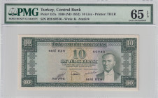 Türkiye, 10 Lira, 1953, UNC, p157a, 5.Emission
