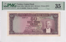 Türkiye, 50 Lira, 1957, VF, p165a, 5.Emission