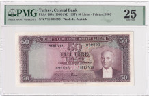 Türkiye, 50 Lira, 1957, VF, p165a, 5.Emission