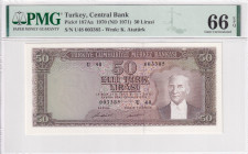 Türkiye, 50 Lira, 1971, UNC, p187Aa, 5.Emission