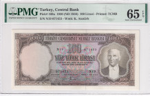 Türkiye, 100 Lira, 1958, UNC, p169a, 5.Emission