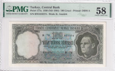 Türkiye, 100 Lira, 1964, AUNC, p177a, 5.Emission