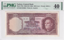 Türkiye, 500 Lira, 1962, XF, p178a, 5.Emission