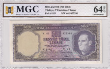 Türkiye, 500 Lira, 1968, UNC, p183a, 5.Emission