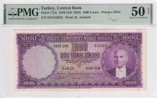 Türkiye, 1.000 Lira, 1953, AUNC, p172a, 5.Emission