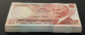 Türkiye, 20 Lira, 1979, UNC, p187a, 6.Emission