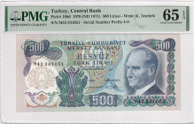 Türkiye, 500 Lira, 1971, UNC, p190d, 6.Emission