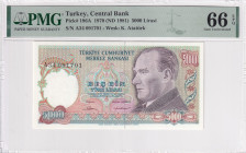 Türkiye, 5.000 Lira, 1981, UNC, p196A, 7.Emission